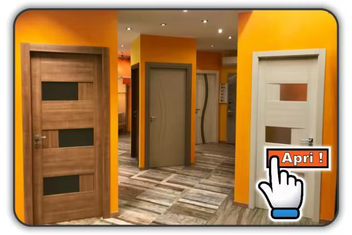 Porte interne in legno massello e laminato a Verbania - Showroom porte