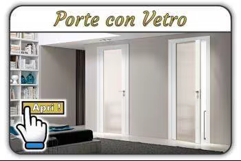 Porte interne con vetro Verbania Finestre - Satinati antinfortunistici